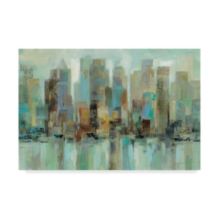 Silvia Vassileva 'Morning Skyline Reflections' Canvas Art,12x19